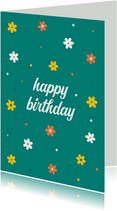 Geburtstagskarte Blümchen