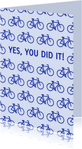 Glückwunschkarte Fahrrad