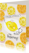 Gute Besserung Zitronen
