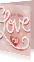 Muttertagskarte Love