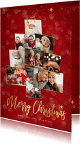 Weihnachtskarte eigene Fotos Merry Christmas