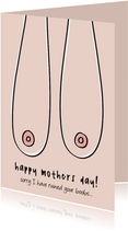 Witzige Muttertagskarte 'Boobs'