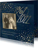 Einladungskarte Diamantene Hochzeit 1962-2022