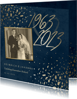 Einladungskarte Diamantene Hochzeit 1963-2023
