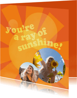 Grußkarte Freundschaft 'Ray of Sunshine'