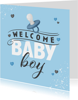 Karte Glückwunsch 'Baby Boy'