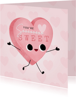 Valentinskarte Süßes Herz