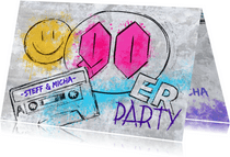 90er Grunge Party Einladung