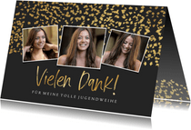 Dankeskarte Jugendweihe Fotocollage