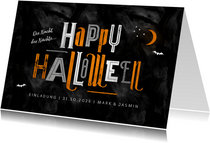 Einladungskarte Happy Halloween