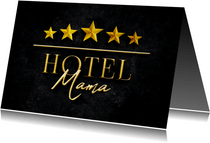 Muttertagskarte Hotel Mama 5 Sterne