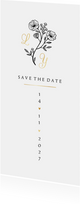 Save the Date Karte Illustration klassisch