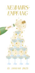 Einladung Neujahrsempfang Champagner-Turm