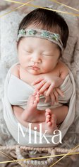 Fotokarte Geburt / Adoption