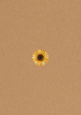 Einladungskarte Konfirmation Sonnenblumen Rückseite