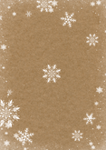 Weihnachtsessen Einladung Firma Schneeflocken & Foto Rückseite