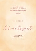 Adventsgrußkarte Kerzen im Gesteck 3