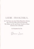 Beileidskarte weiße Rose schlichte Pastellfarben  3