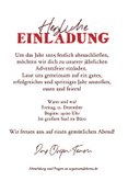 Betriebsfeier Einladungskarte Adventsfeier Glühweingläser 3