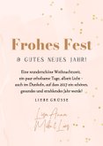 Boho-Weihnachtskarte mit Foto und Aquarell-Elementen 3