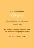 Christliche Osterkarte gelbe Tulpen 3