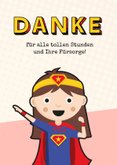 Dankeskarte Lehrerin Superheldin 2