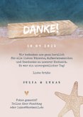 Dankeskarte zur Hochzeit Strandsommer 3