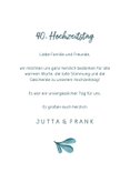 Danksagung Hochzeitstag eigenes Foto & Zweige  3