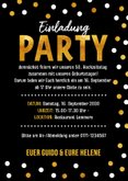 Doppelparty Konfetti im Posterlook Geburtstag Hochzeitstag 3