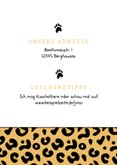 Einladung 1. Kindergeburtstag Foto & Pantherprint 2