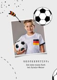 Einladung 11. Kindergeburtstag Fußball Deutschland 2