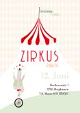 Einladung 7. Kindergeburtstag Zirkus-Party mit Foto 2