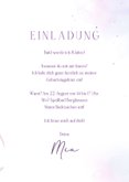 Einladung 8. Kindergeburtstag Flosse Meerjungfrau 3