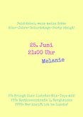 Einladung 80er-Jahre-Party mit Rollschuh 3