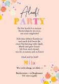 Einladung für Kinder zur Karnevalsparty Foto & Konfetti 3