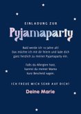 Einladung Kinder 10. Geburtstag Pyjamaparty Schlafmaske 3