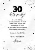 Einladung Mottoparty Black & White 3