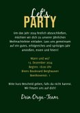 Einladung Personal Weihnachtsparty Goldkugel 3