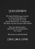 Einladung Silvesterparty Retro-Look 3