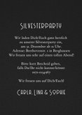 Einladung Silvesterparty Retro-Look 3