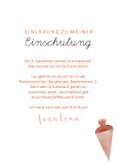 Einladung zu meiner Einschulung ABC in Rot 3