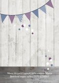 Einladung zum 8. Kindergeburtstag Violet & Blue 2