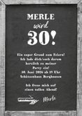 Einladung zum Geburtstag Kreidetafel 3