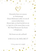 Einladung zum Hochzeitsjubiläum Gläser & Goldlook 3