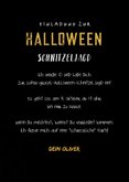 Einladung zum Kinder-Halloween-Fest Totenkopf mit Hut 3