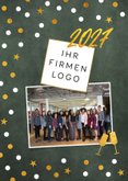 Einladung zum Neujahrsempfang 2027 Goldoptik 2
