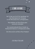 Einladung zur Firmung Foto und Scribble grau 3