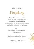 Einladung zur Goldenen Hochzeit goldene Luftballons 3
