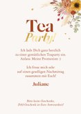 Einladung zur High-Tea-Party Sommerblumen 3