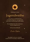 Einladung zur Jugendweihe Fotos & Sonnenblume 3